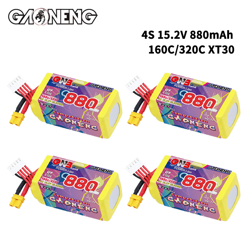 Drone Battery Lipo - GNB 4S 880mAh 15.2V 160C/320C HV
