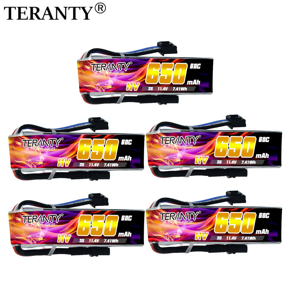 Drone Battery Plate - 1/2/5/8pcs TERANTY 650mAh 3S 11.4V HV