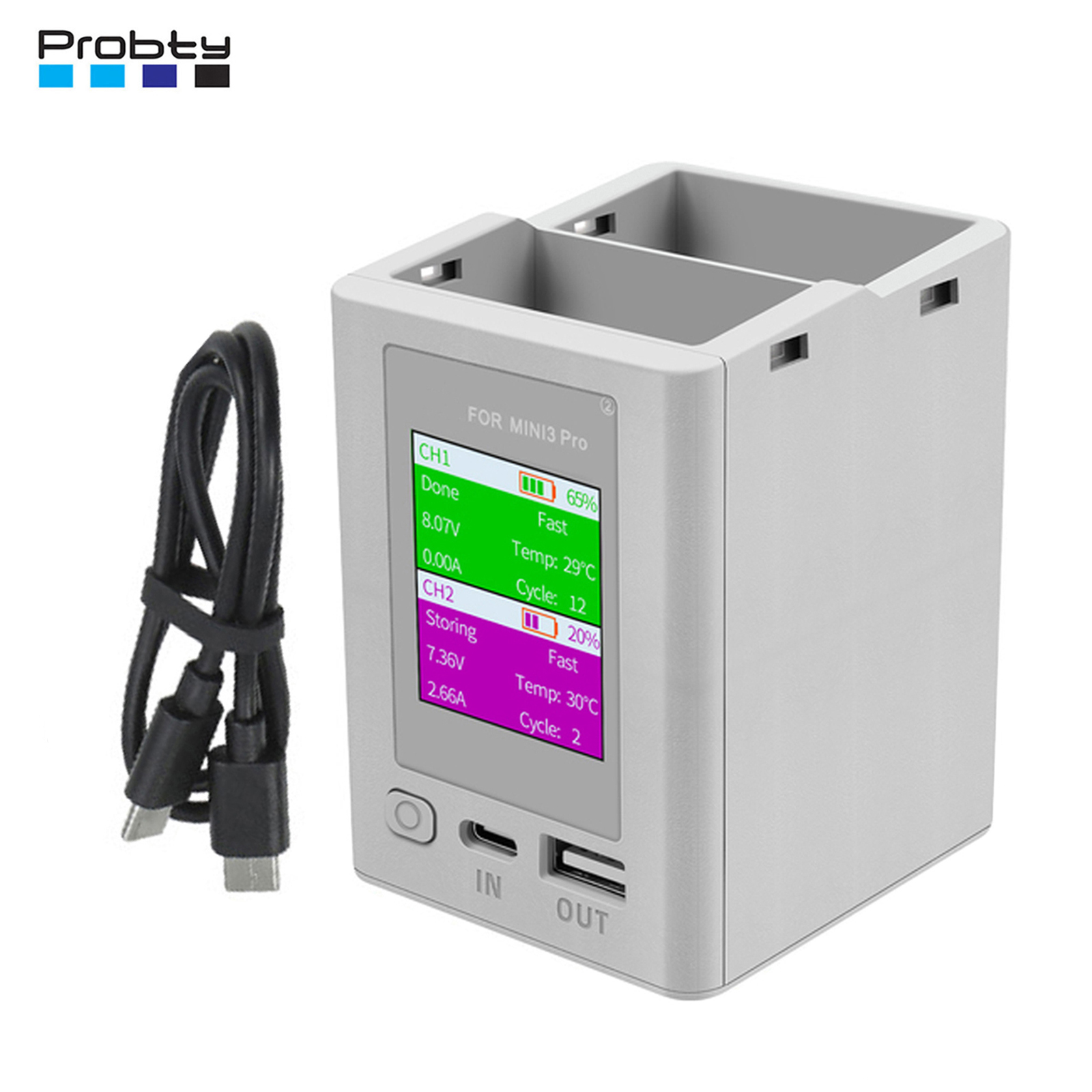 Drone Battery Smart - Charger Hub For DJI Mini 4