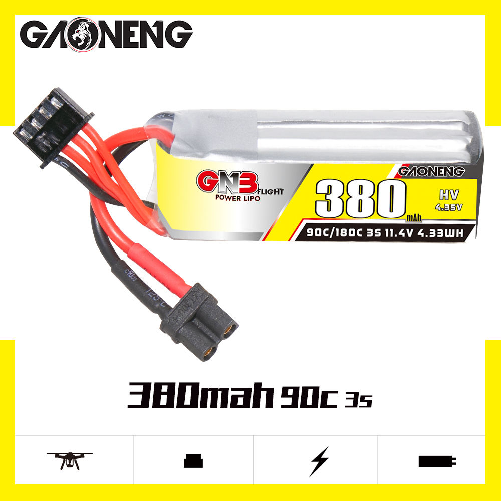 GNB GAONENG 3S 11.4V HV 380mah – Drone Battery High Voltage Bewertung und Preis