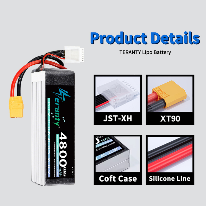 TERANTY 6S 4800mAh Lipo Batter – Drone Battery 6S Bewertung und Preis