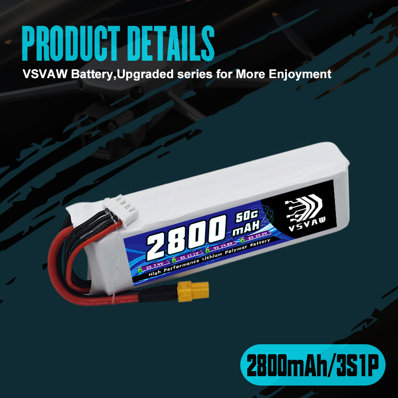 VSVAW 3S 2800mAh Lipo Battery  – Drone Battery 3S Bewertung und Preis