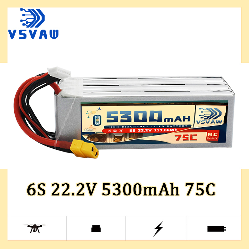 VSVAW 6S 5300mAh Lipo Battery  – Drone Battery Connector Bewertung und Preis