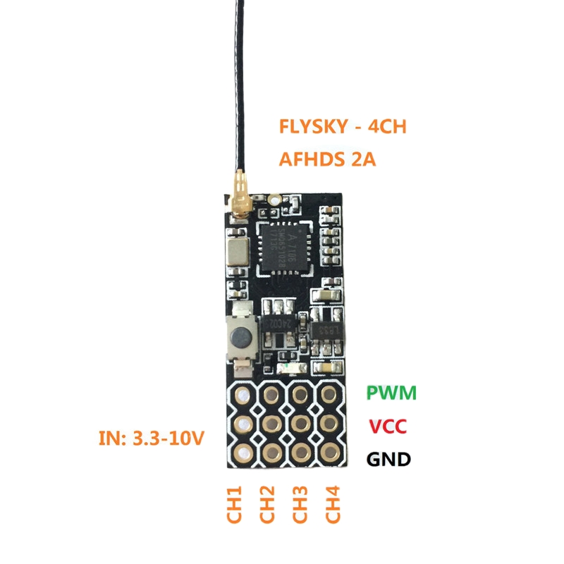Flysky FS2A Mini Receiver 4CH  – Drone Battery Plate Bewertung und Preis