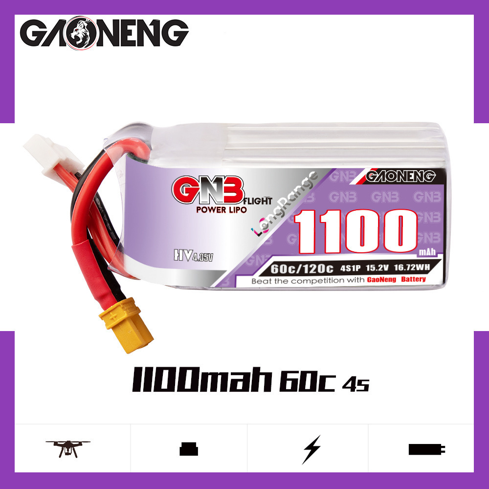 GNB 4S 1100mAh 60C/120C HV Lip – Drone Battery Plate Bewertung und Preis