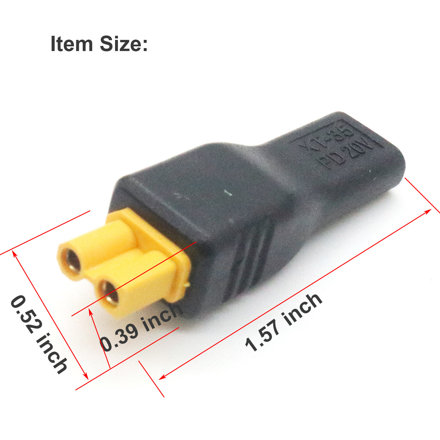 1pc USB Type C Female Input to – Drone Battery Connector Bewertung und Preis