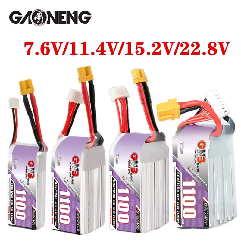 GNB 1100mAh 2S 3S 4S 6S 60C/12 – Drone Battery Connector Bewertung und Preis
