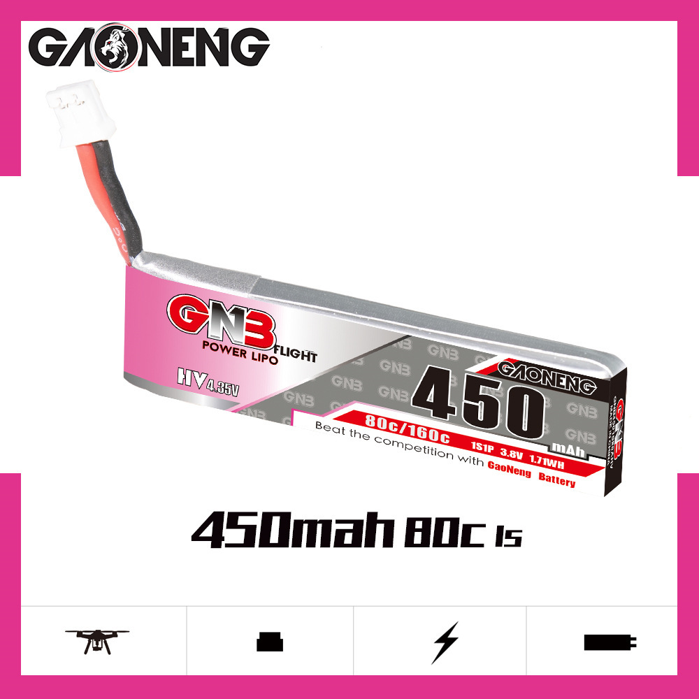 GNB HV 1S 3.8V 450mAh 80C/160C – Drone Battery Lipo Bewertung und Preis