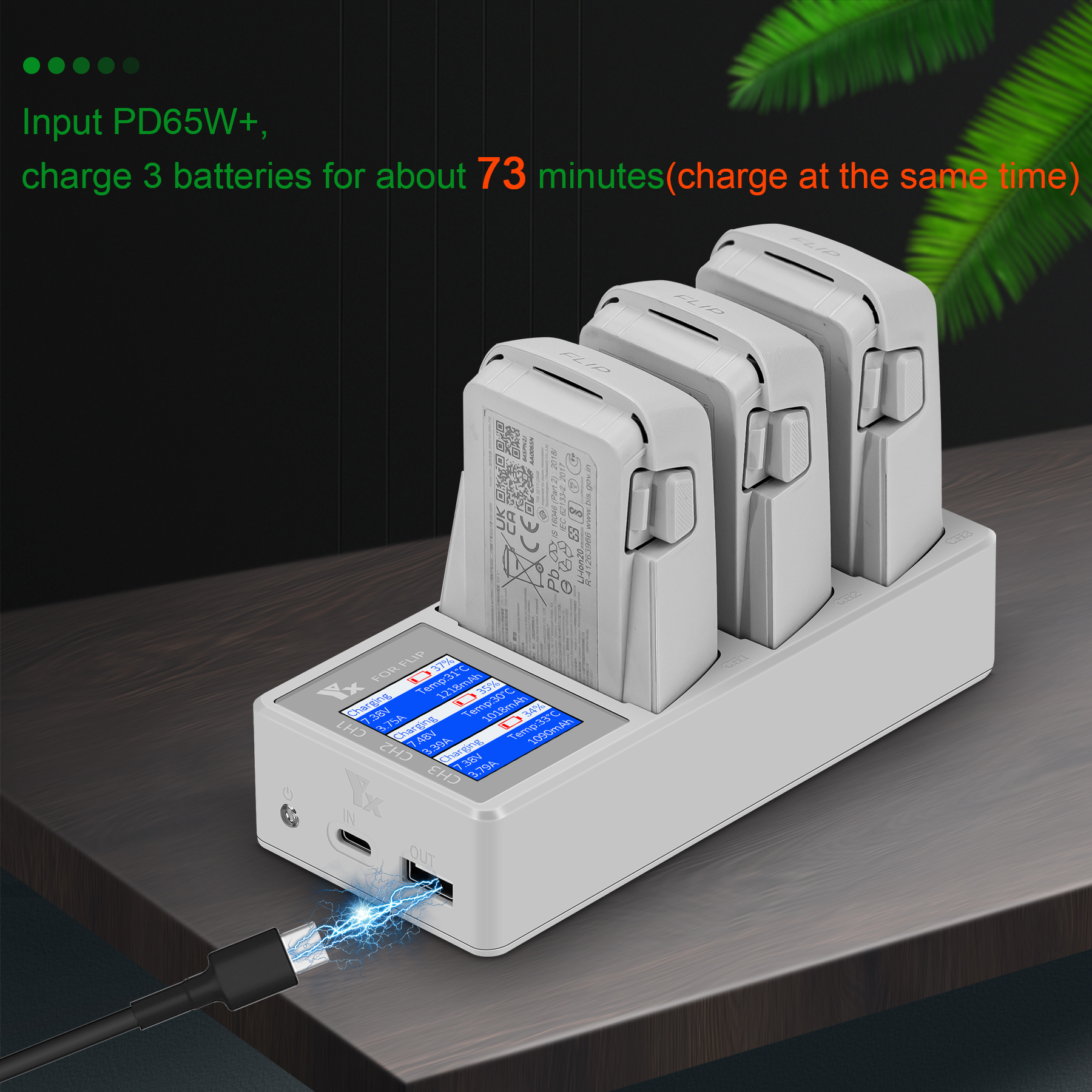 3 IN 1 Battery Charger For DJI – Drone Battery Parallel Board Bewertung und Preis