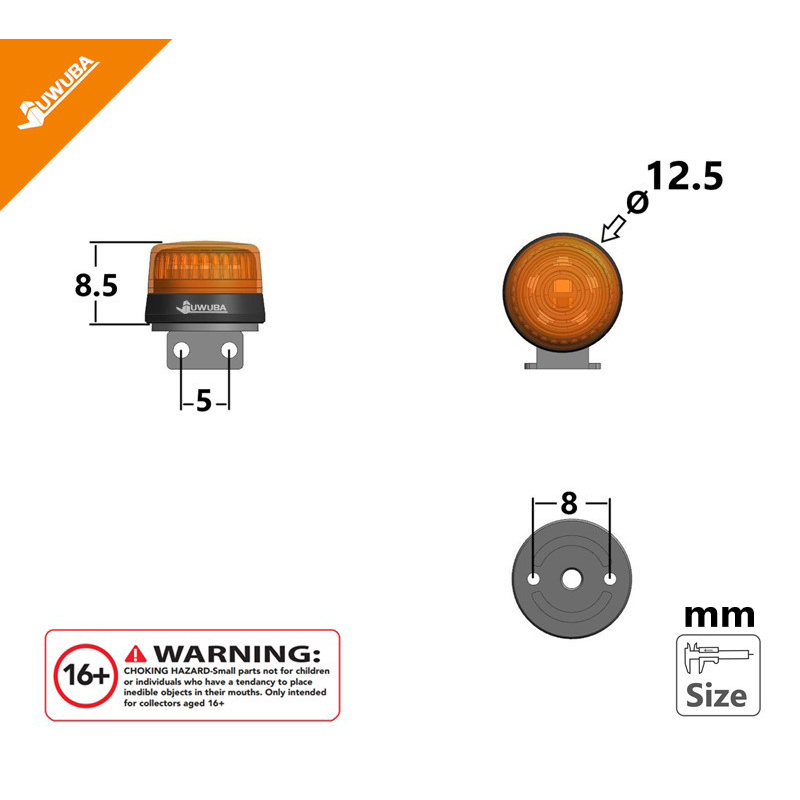 2pcs LED Warning Lights Truck  – Drone Battery Alarm Bewertung und Preis