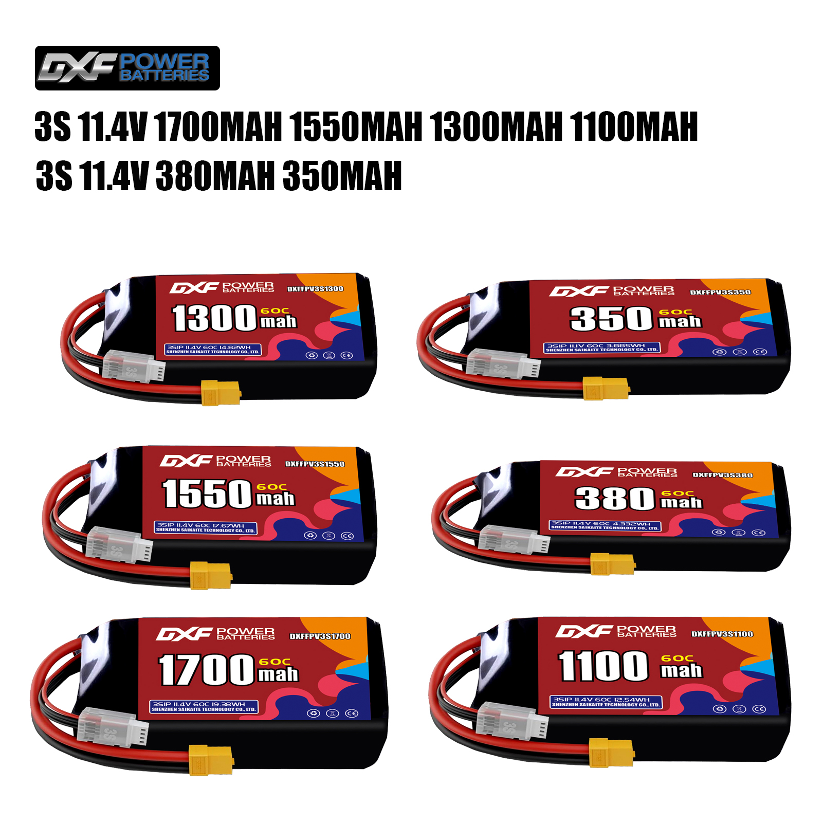 DXF Lipo 3S Battery 11.4V 1700 – Drone Battery 3S Bewertung und Preis